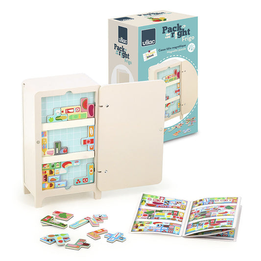Jeu de logique en bois : Le frigo