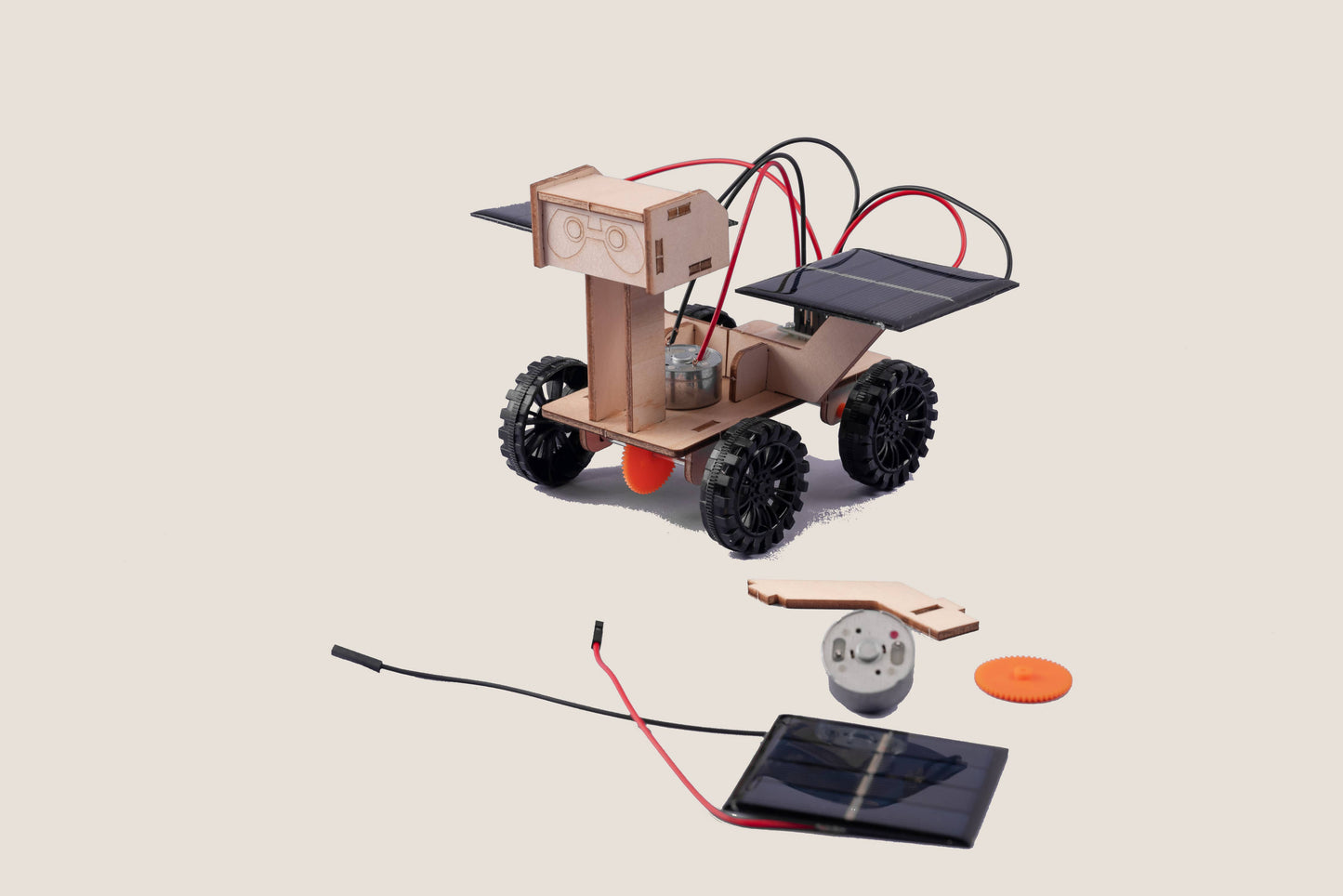 Kit DIY rover d'exploration de Mars à énergie solaire, jouet STEM