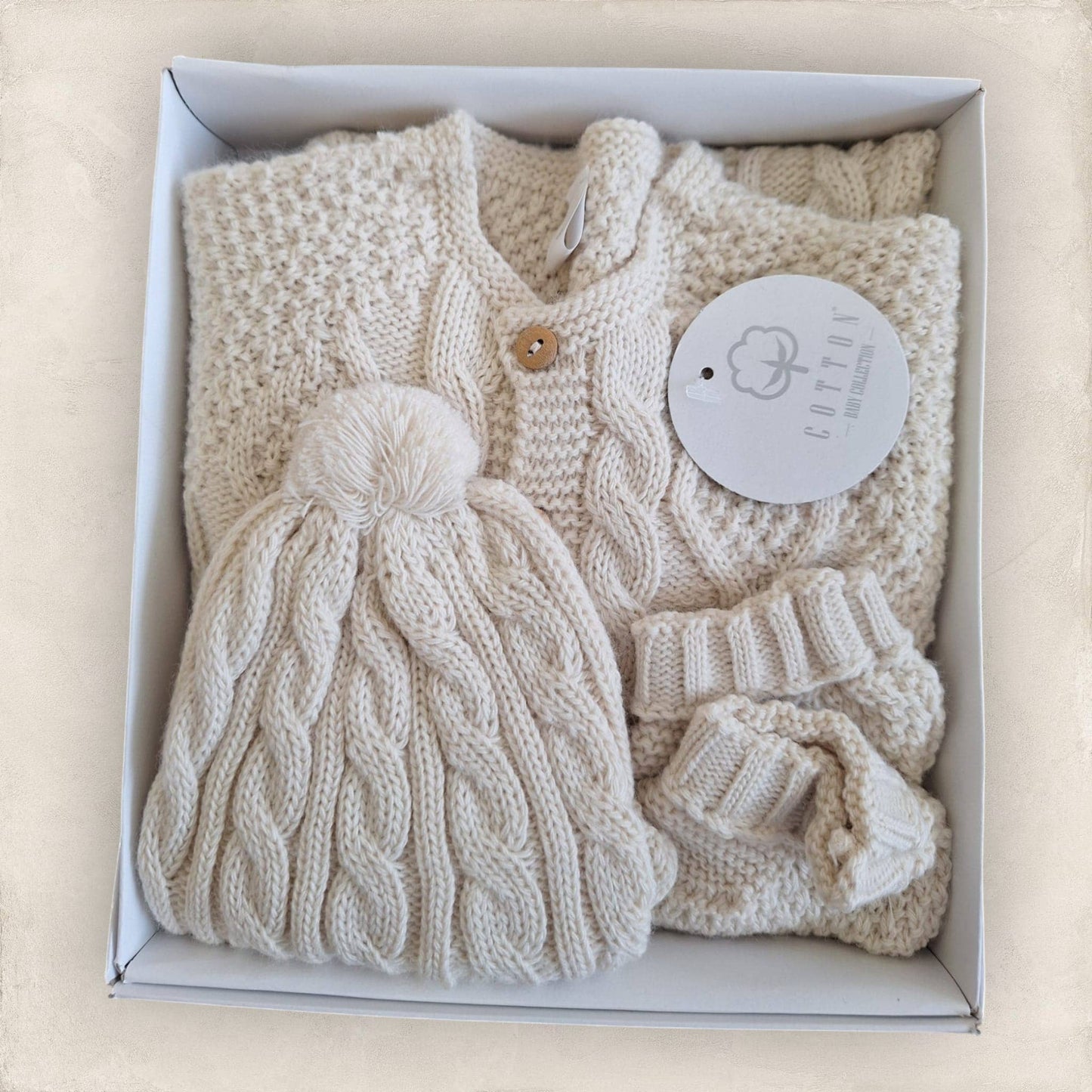 Ensemble CT162 : Combinaison, bonnet et chaussons