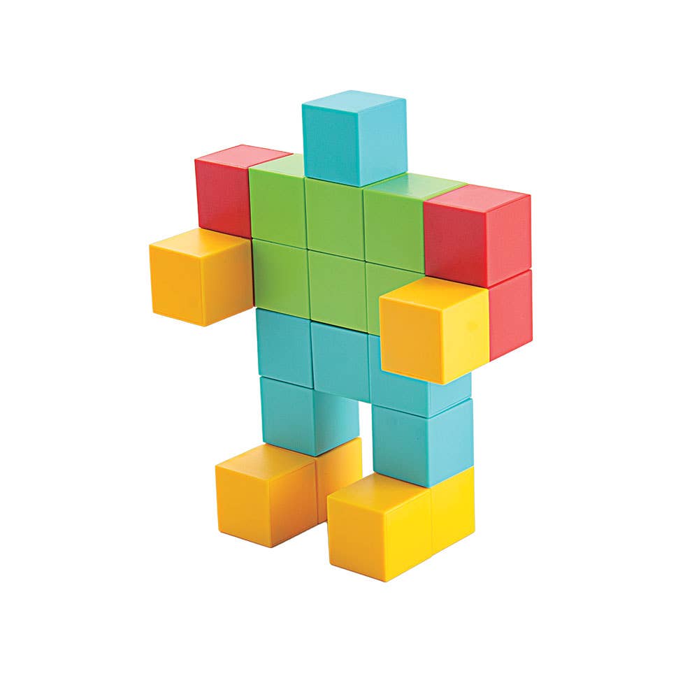 Jeu de 64 Cubes Magnétiques
