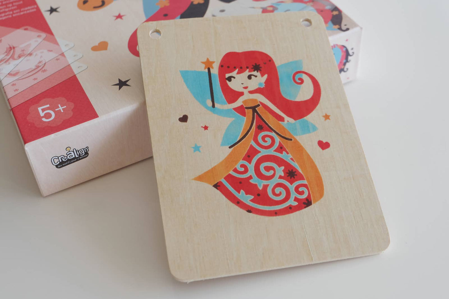 Tampographie sur bois, Personnages enchantés