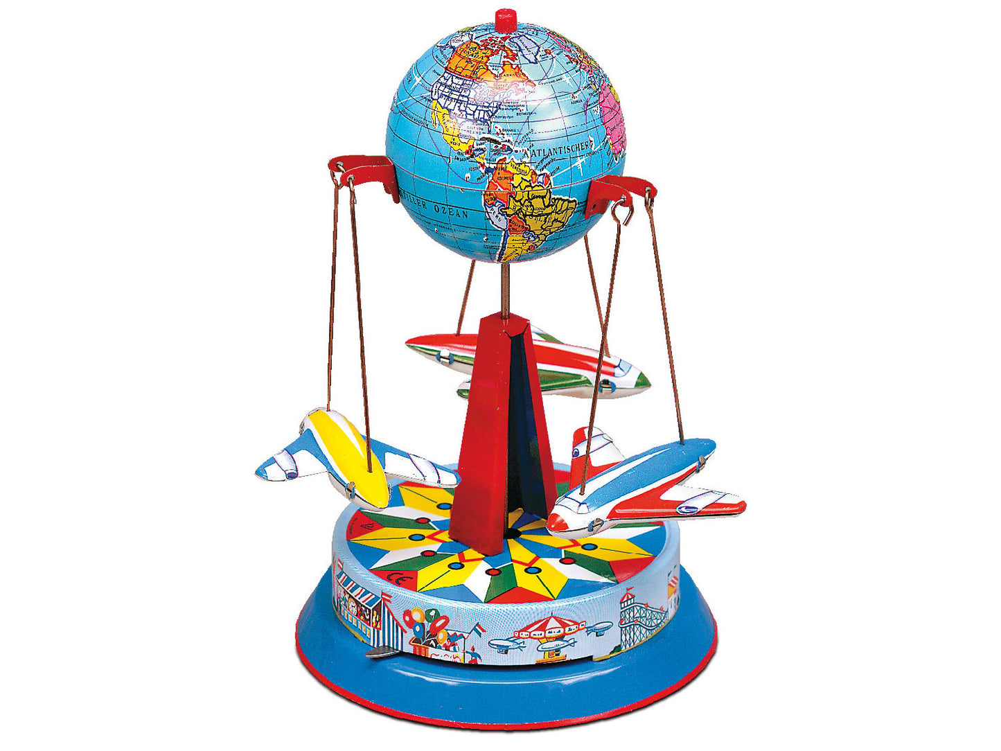 Globe et avions volants