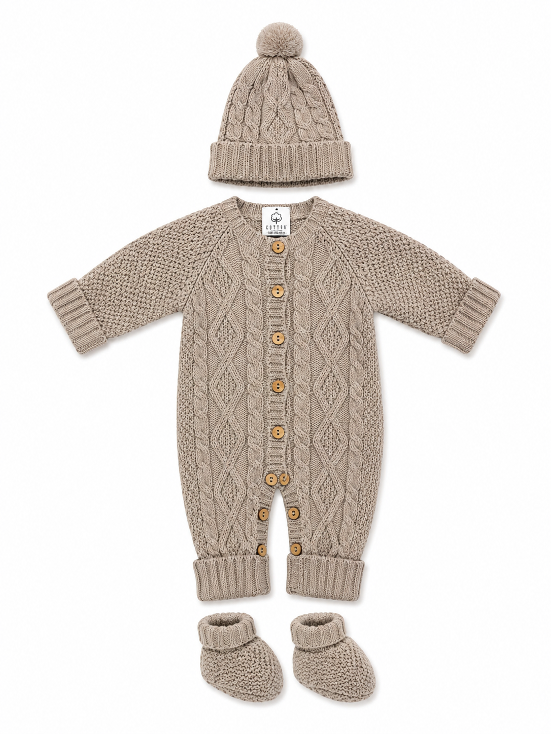 Ensemble CT162 : Combinaison, bonnet et chaussons