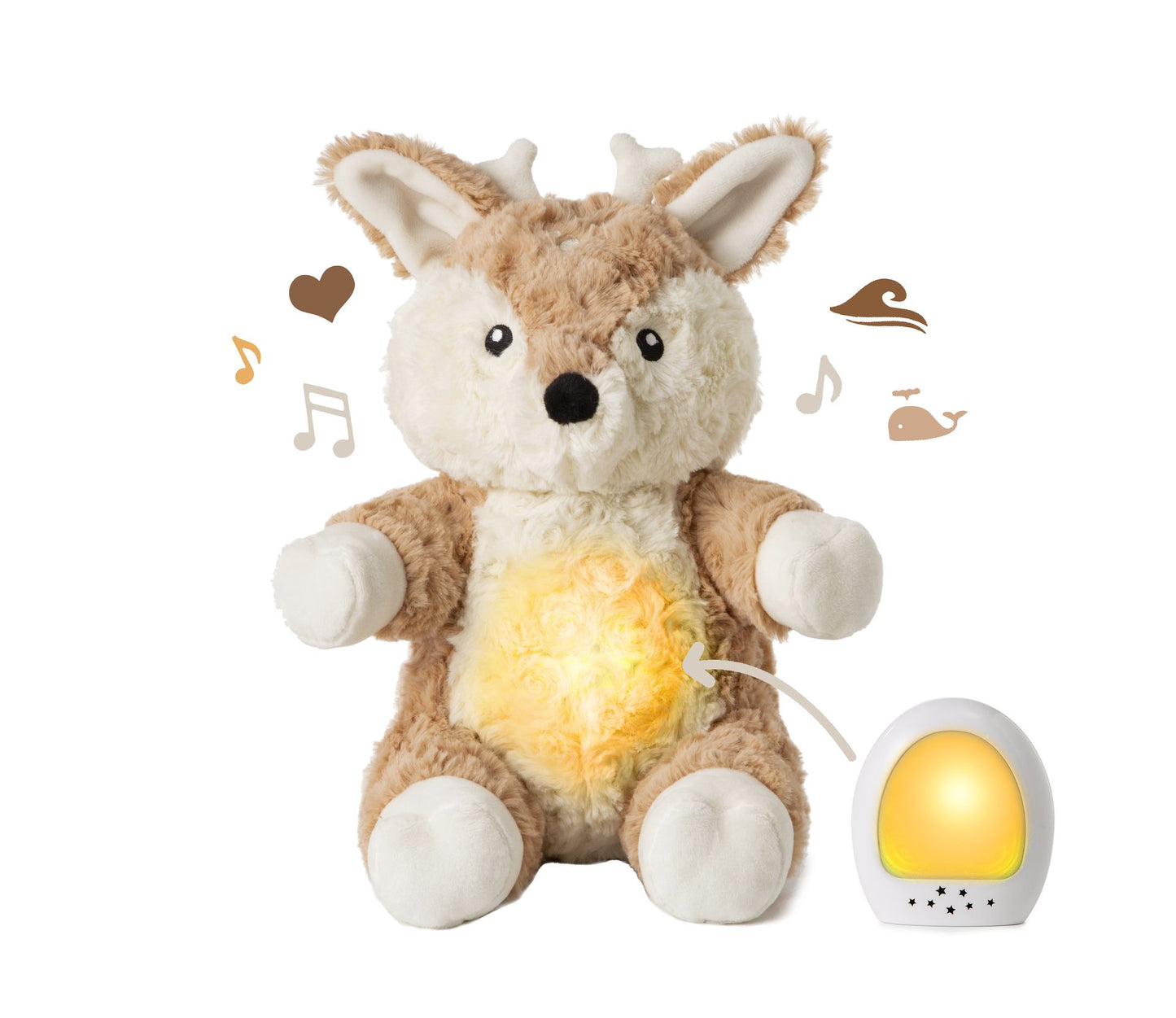 Veilleuse peluche Faon