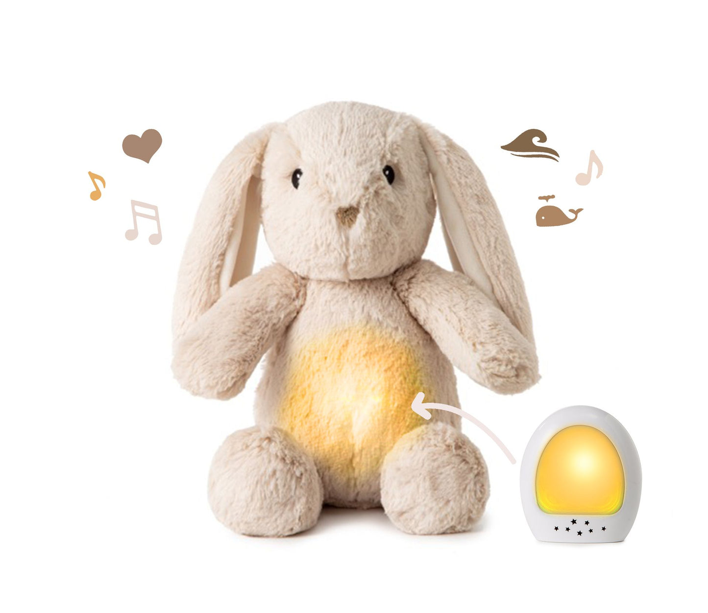 Veilleuse peluche lapin