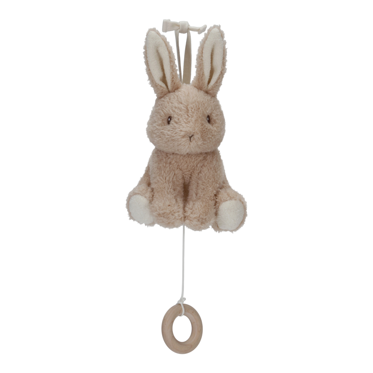 Boite à musique peluche lapin