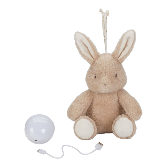 Peluche musicale et lumineuse - Lapin