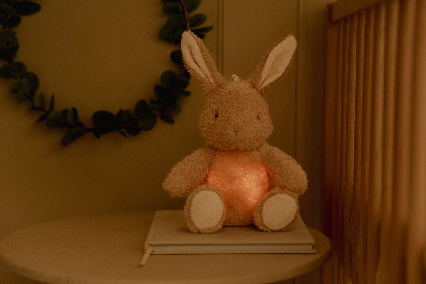 Peluche musicale et lumineuse - Lapin