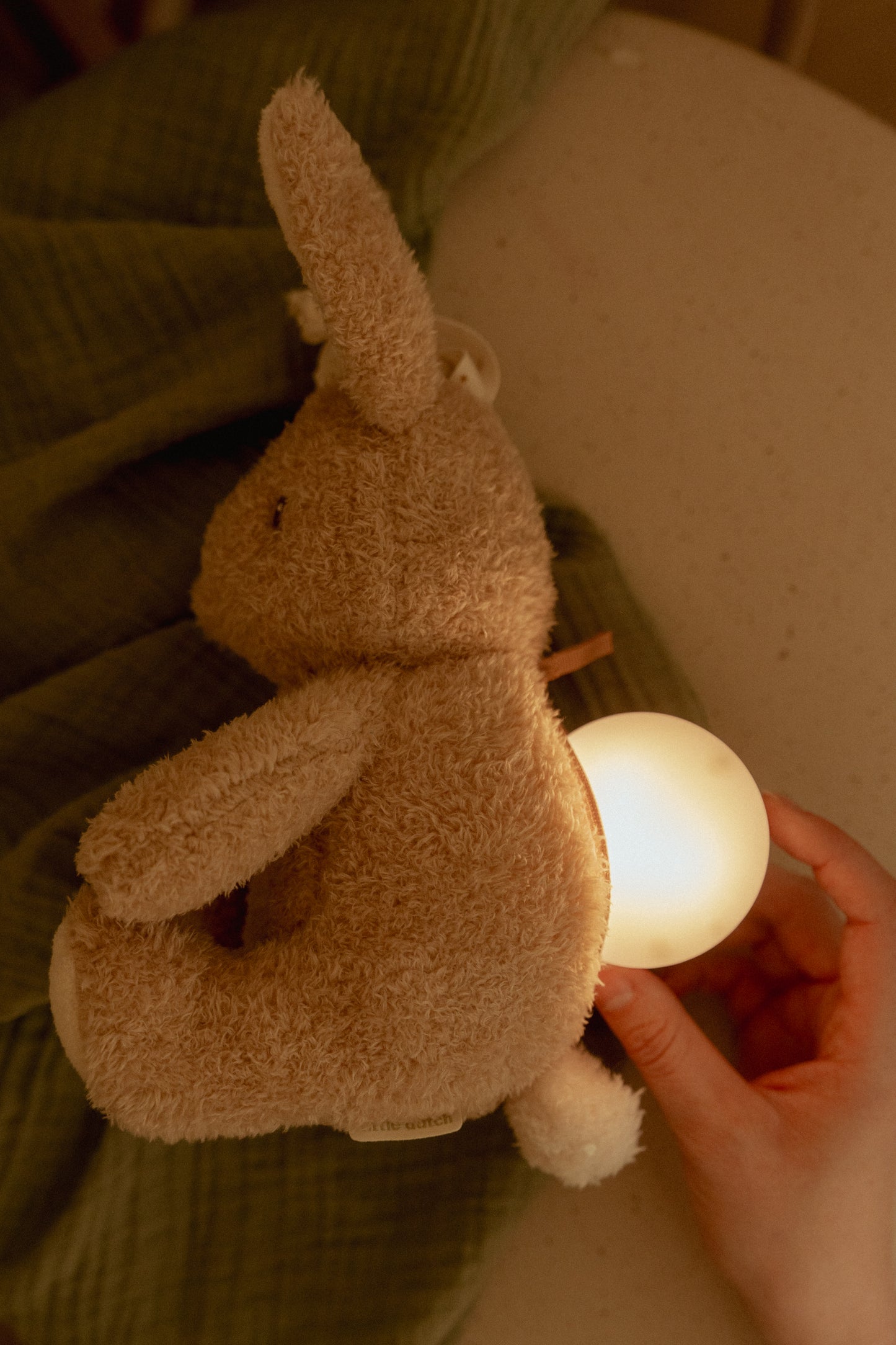 Peluche musicale et lumineuse - Lapin