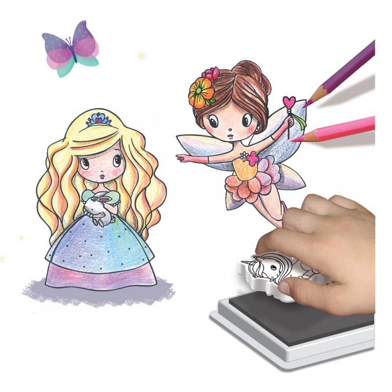 Personnages à tamponner : Princesses et fées