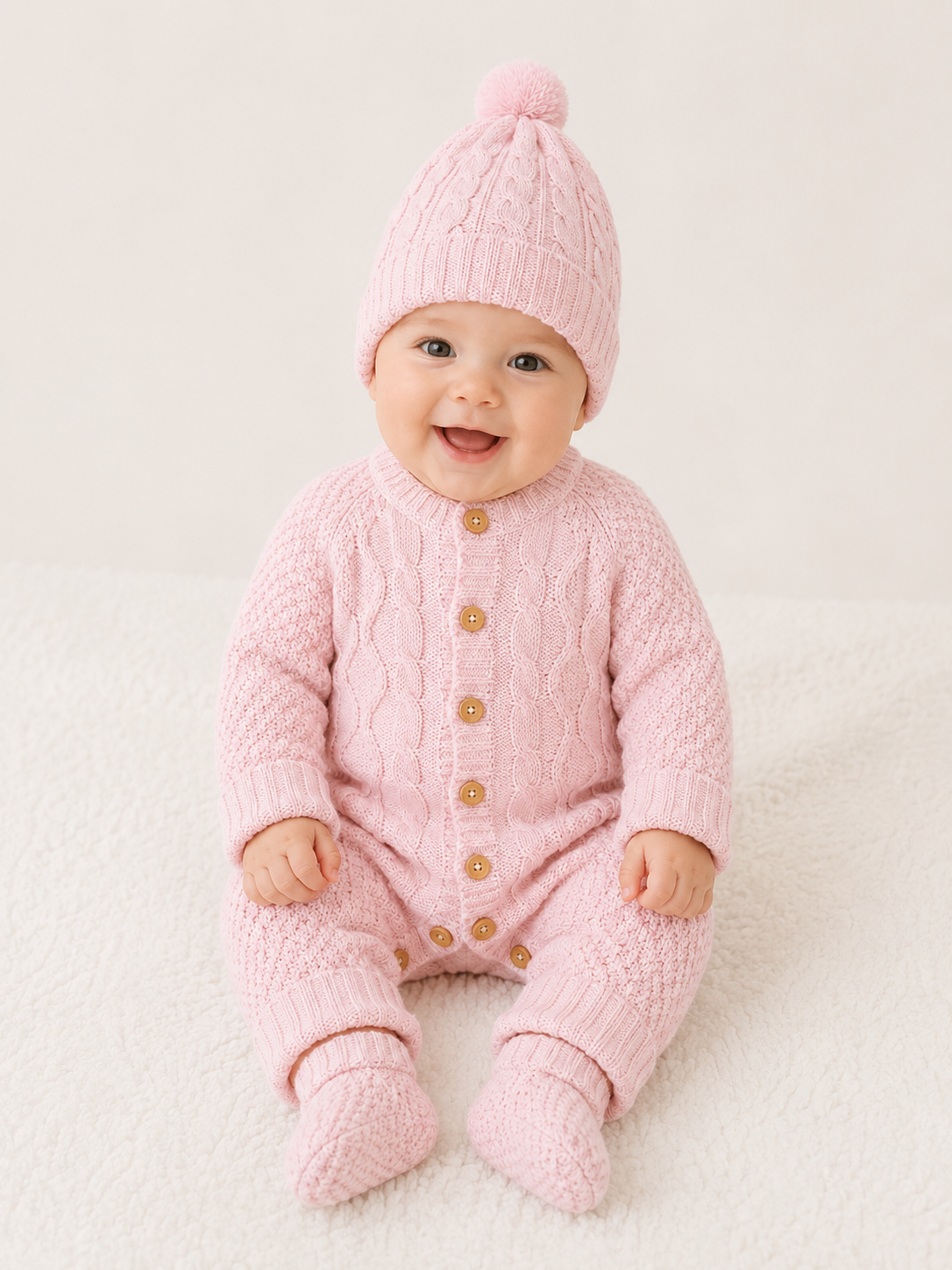 Ensemble CT162 : Combinaison, bonnet et chaussons