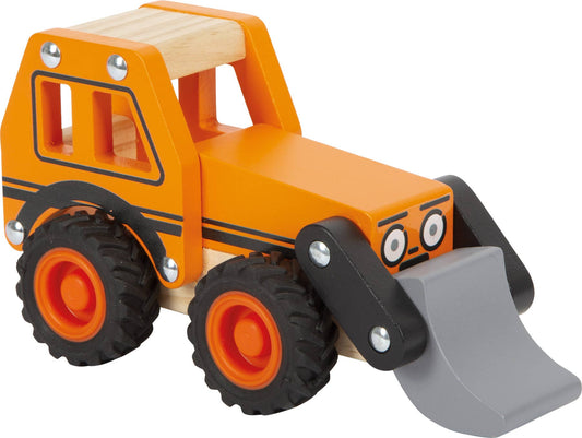 Tractopelle en bois