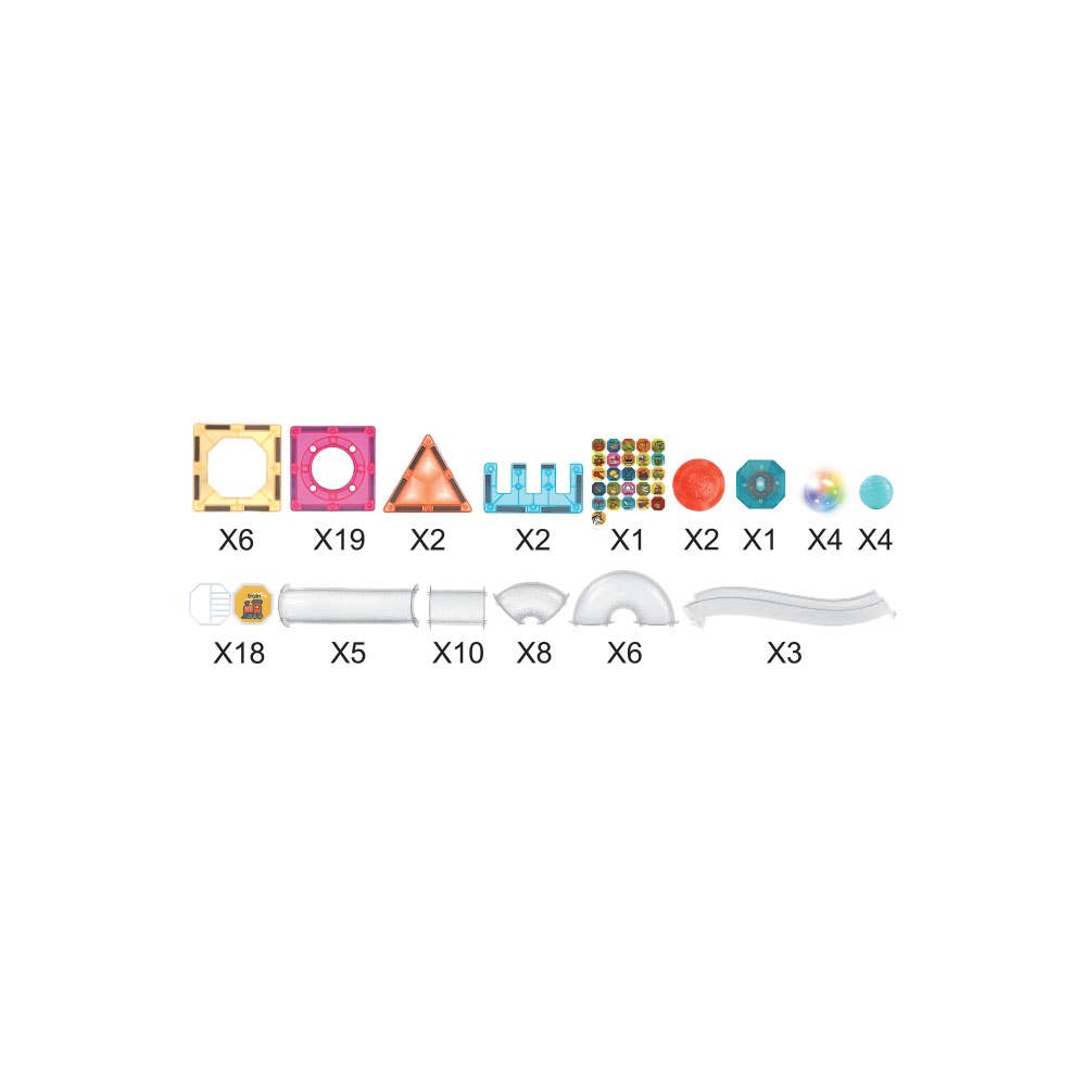 Jeu Magnétique Lumineux 90 Pcs