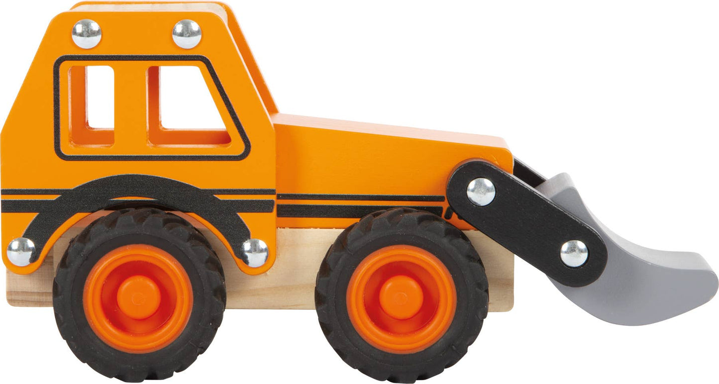 Tractopelle en bois