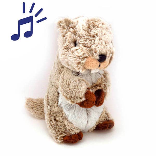 Marmotte en peluche