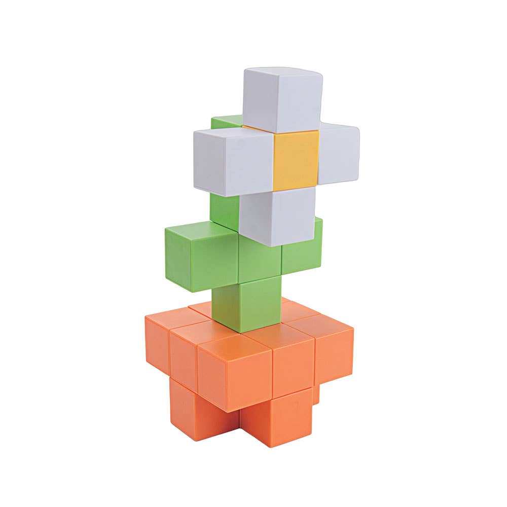 Jeu de 64 Cubes Magnétiques