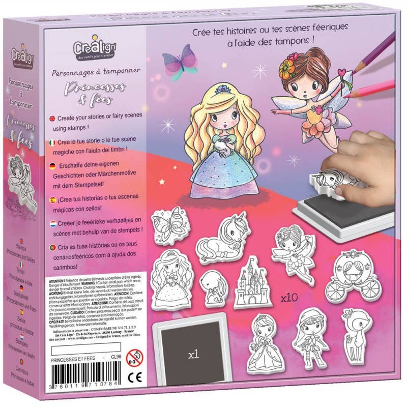 Personnages à tamponner : Princesses et fées
