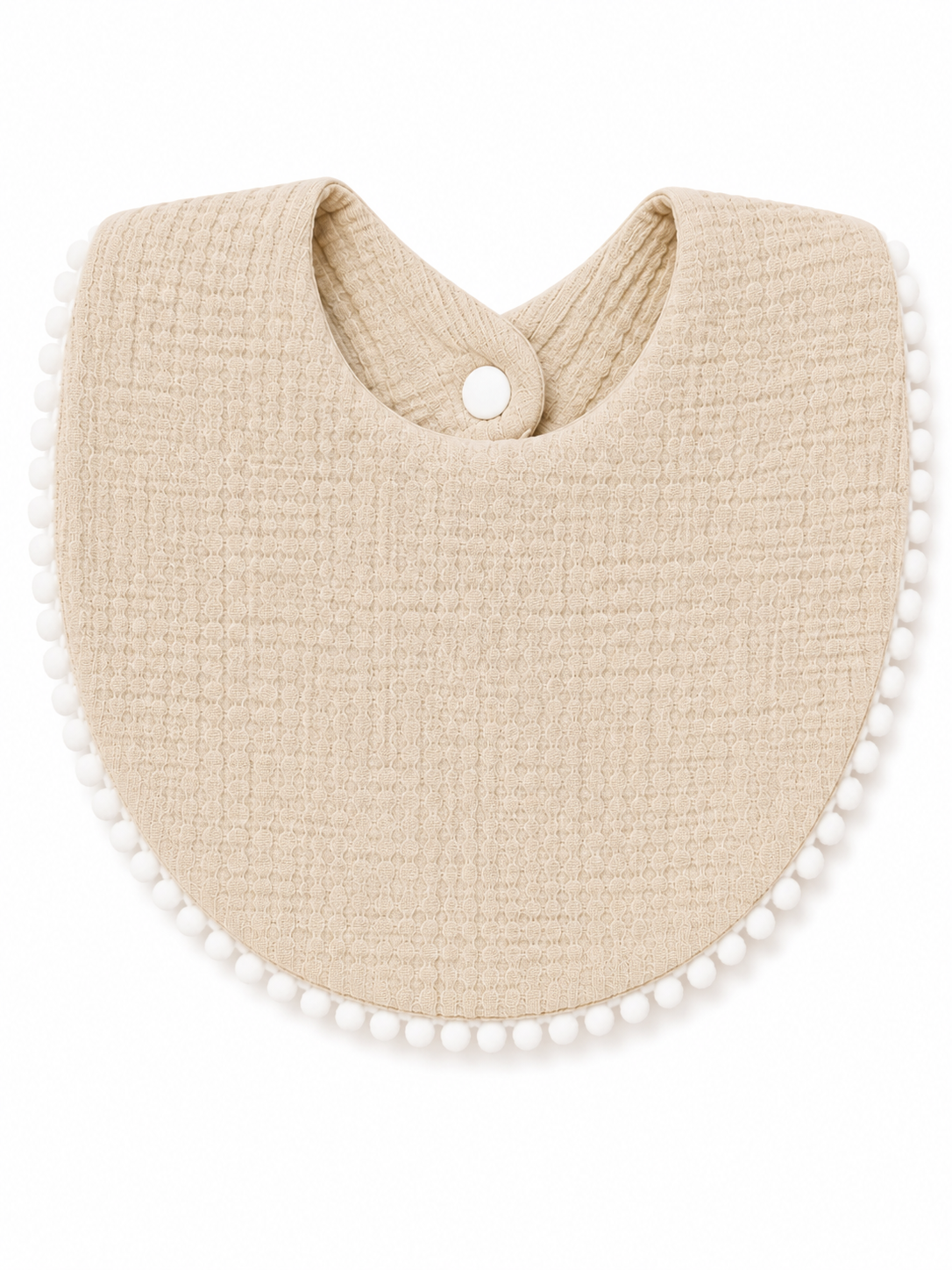 Bavoir en coton bio double tissu 25 x 11 cm