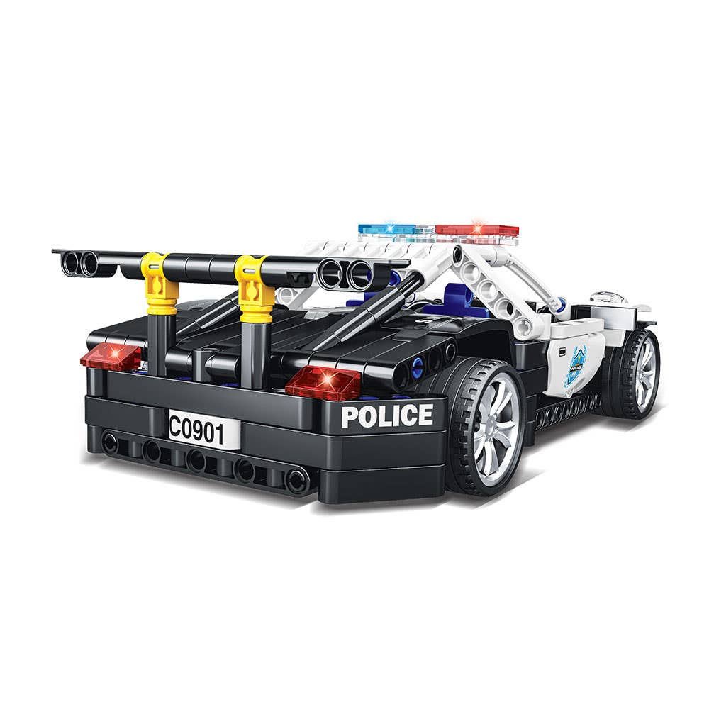 Voitures de Police Swat Technic Encaixes 8+