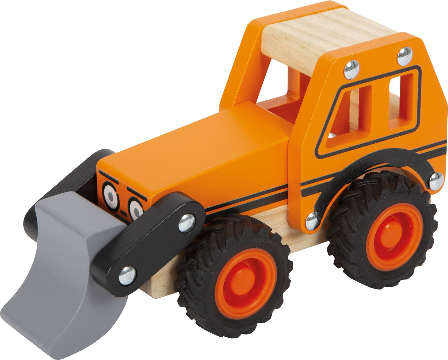 Tractopelle en bois