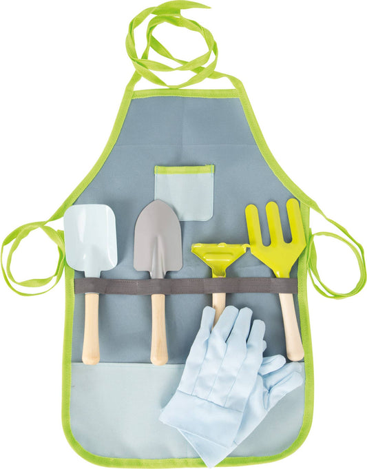 Tablier de jardin avec outils de jardin