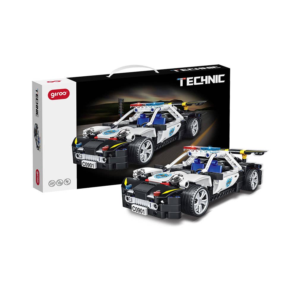 Voitures de Police Swat Technic Encaixes 8+