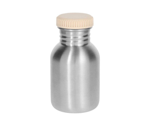 Gourde Acier Basique Ivoire 350Ml avec housse ballerines