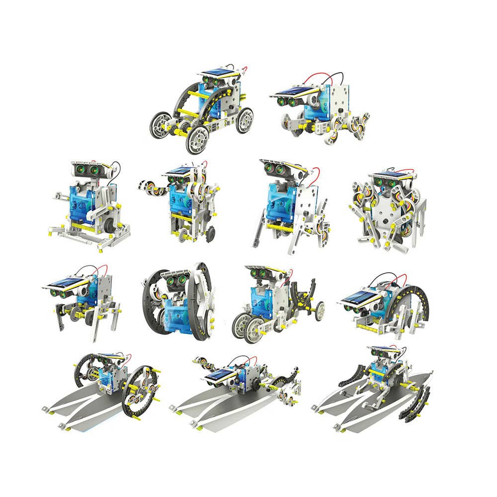 Robots Solaires à Jouer 12 en 1