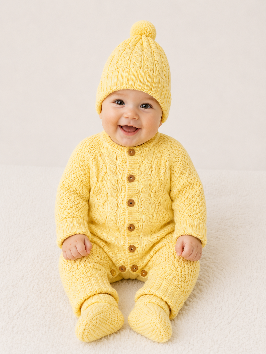 Ensemble CT162 : Combinaison, bonnet et chaussons
