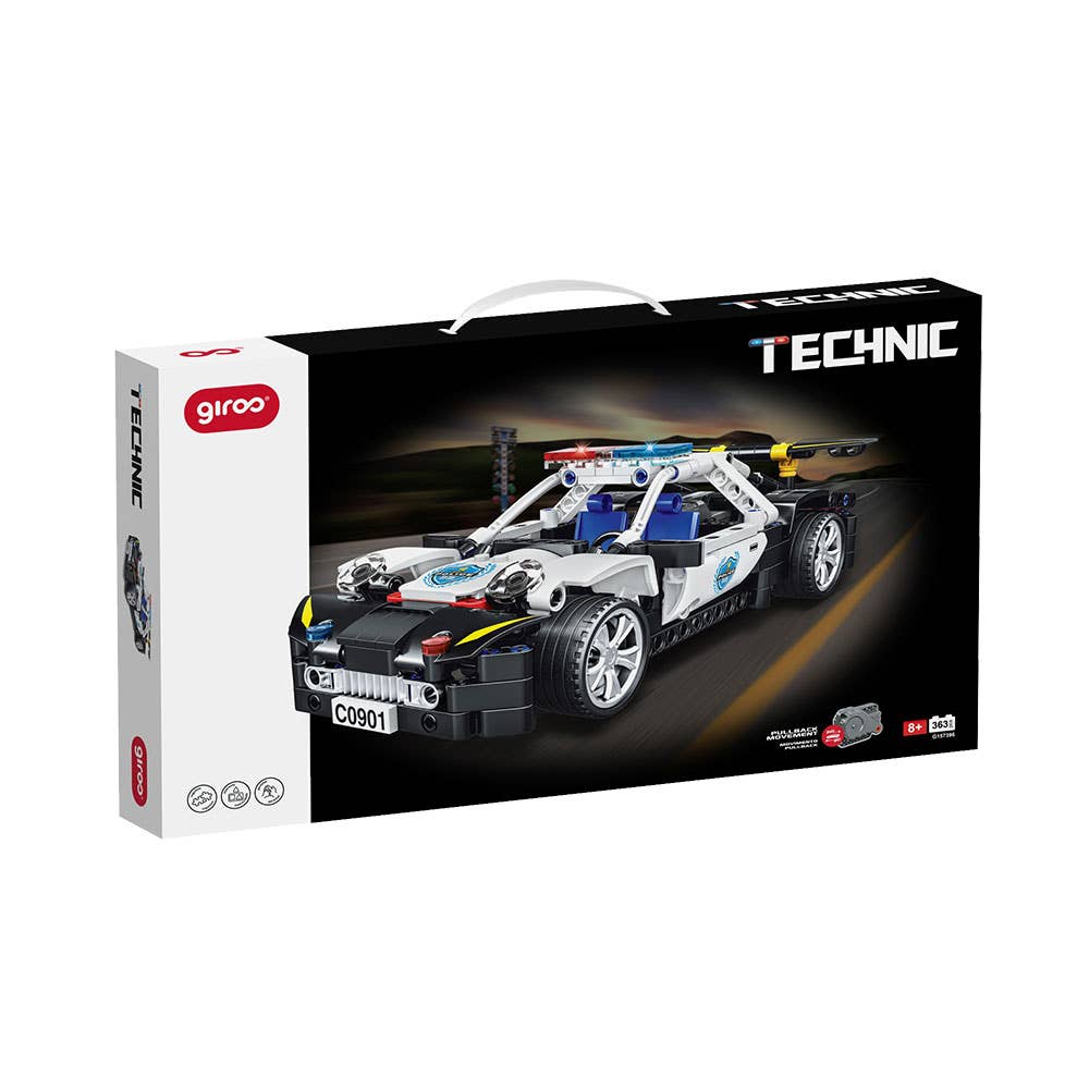 Voitures de Police Swat Technic Encaixes 8+