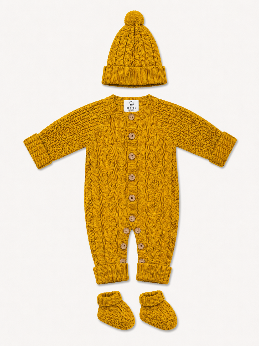 Ensemble CT162 : Combinaison, bonnet et chaussons