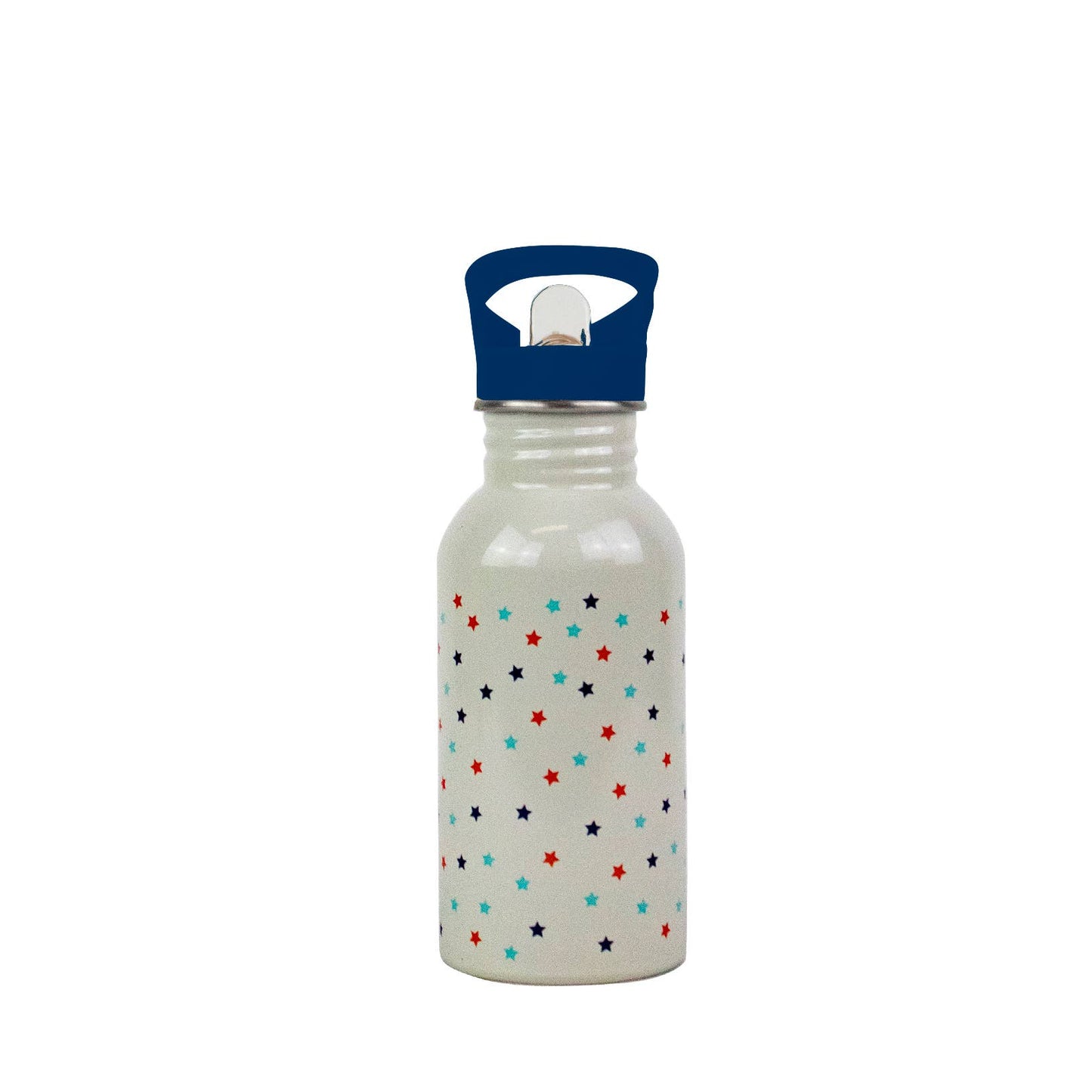 Bouteille ultra-légère en acier inoxydable avec paille intégrée - 500 ml - Étoiles