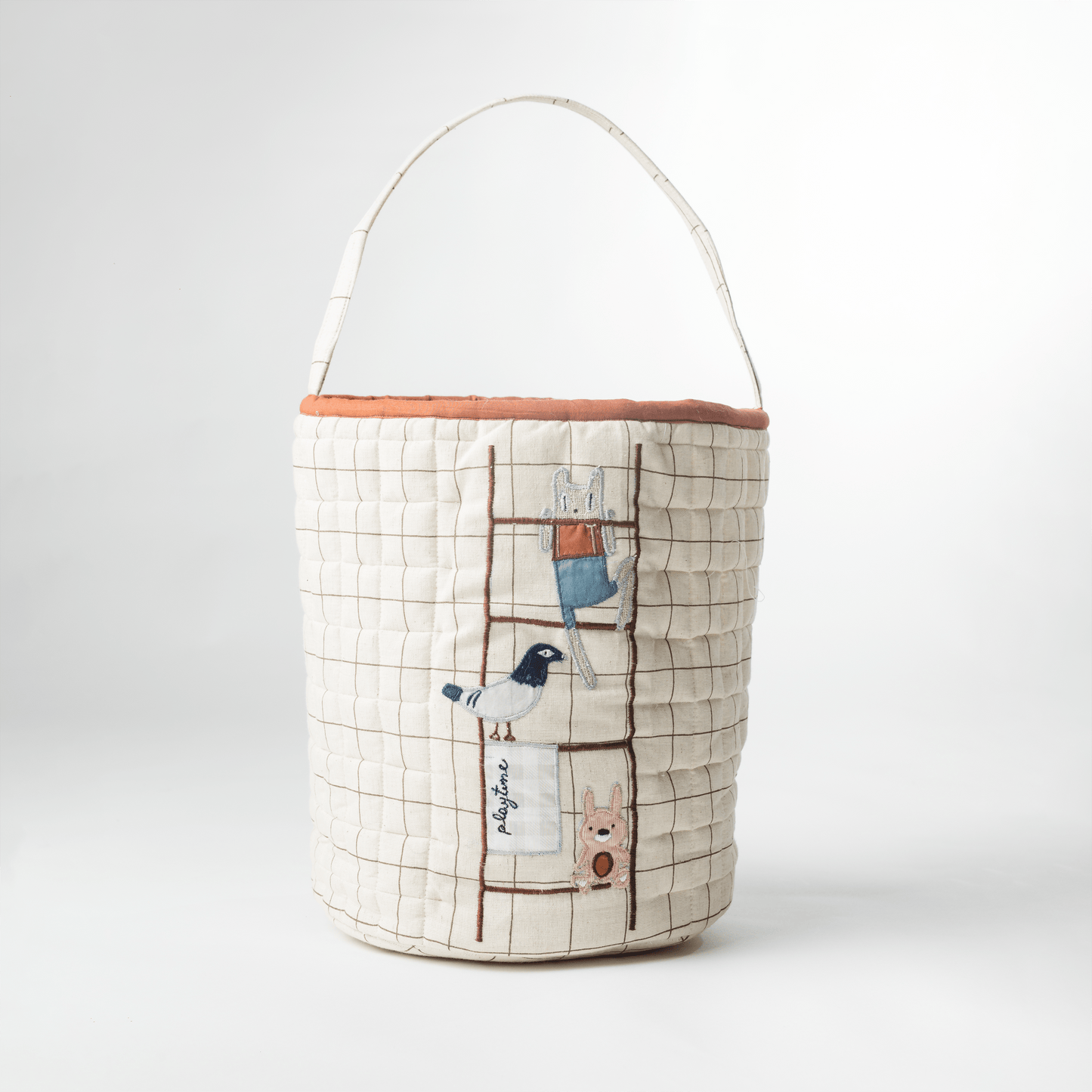 Panier de rangement Ladder (patchwork fait main)