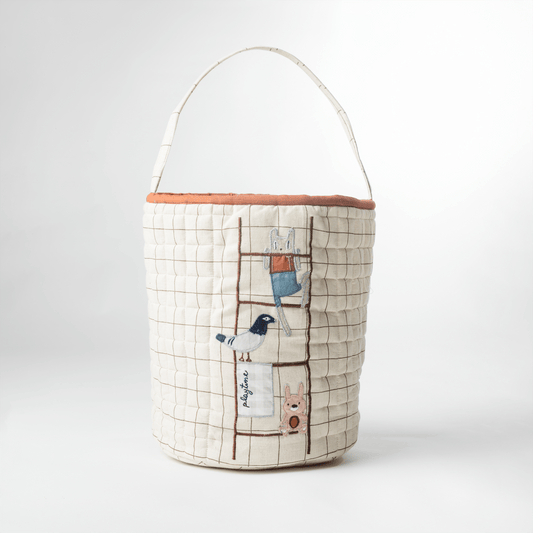 Panier de rangement Ladder (patchwork fait main)