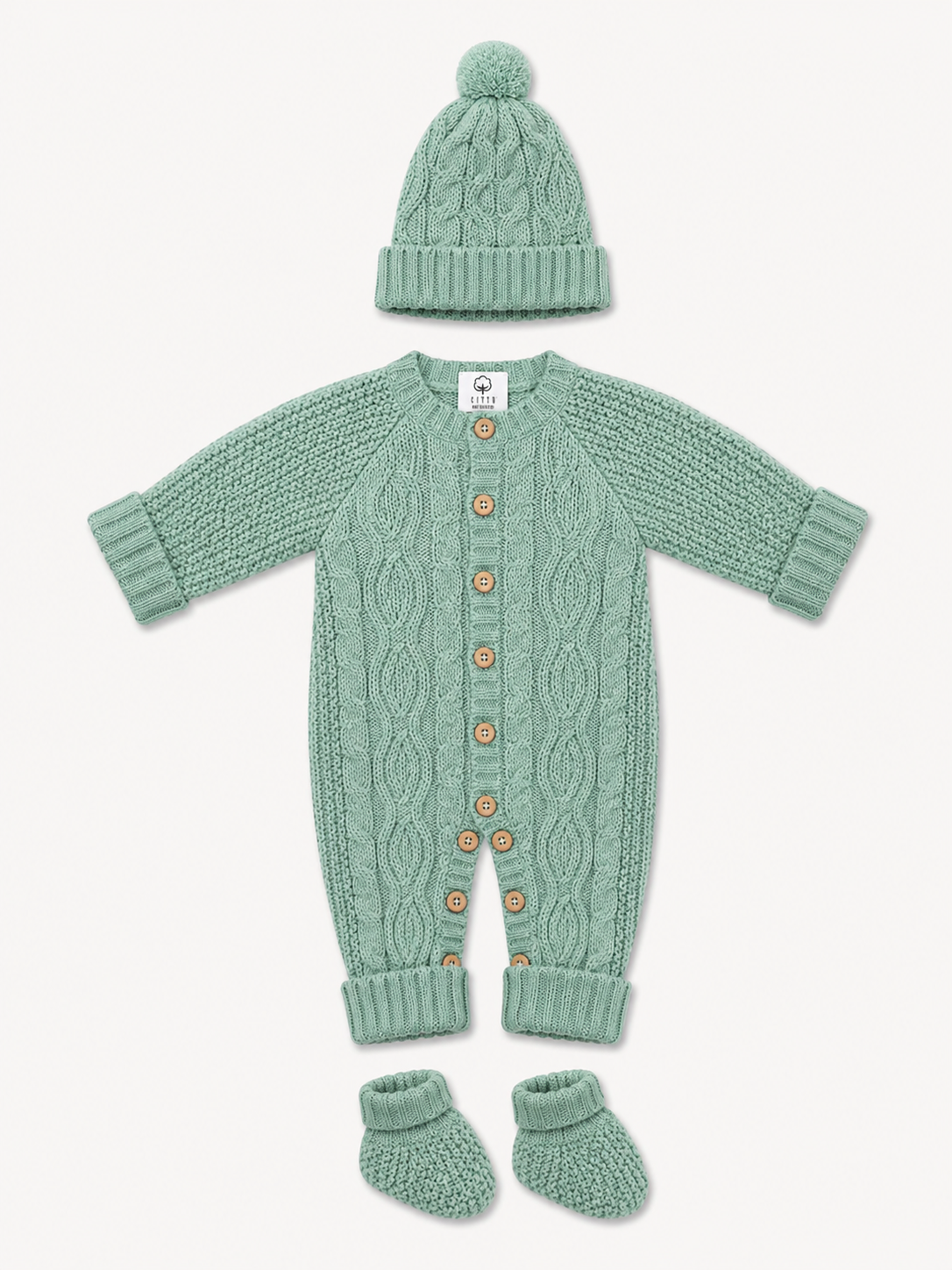Ensemble CT162 : Combinaison, bonnet et chaussons