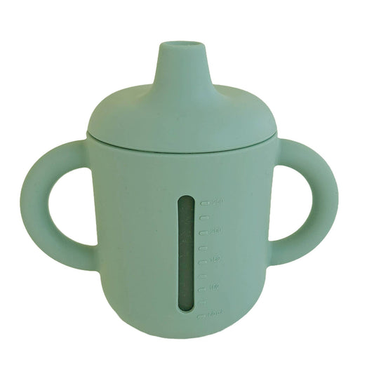 Gobelet en silicone 250 ml Vert Camée