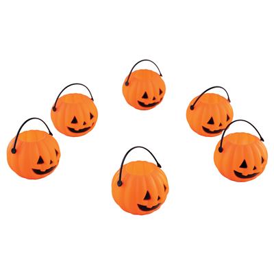 Mini seaux citrouille