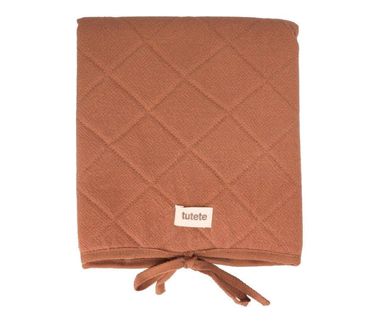 Matelas à langer en coton marron