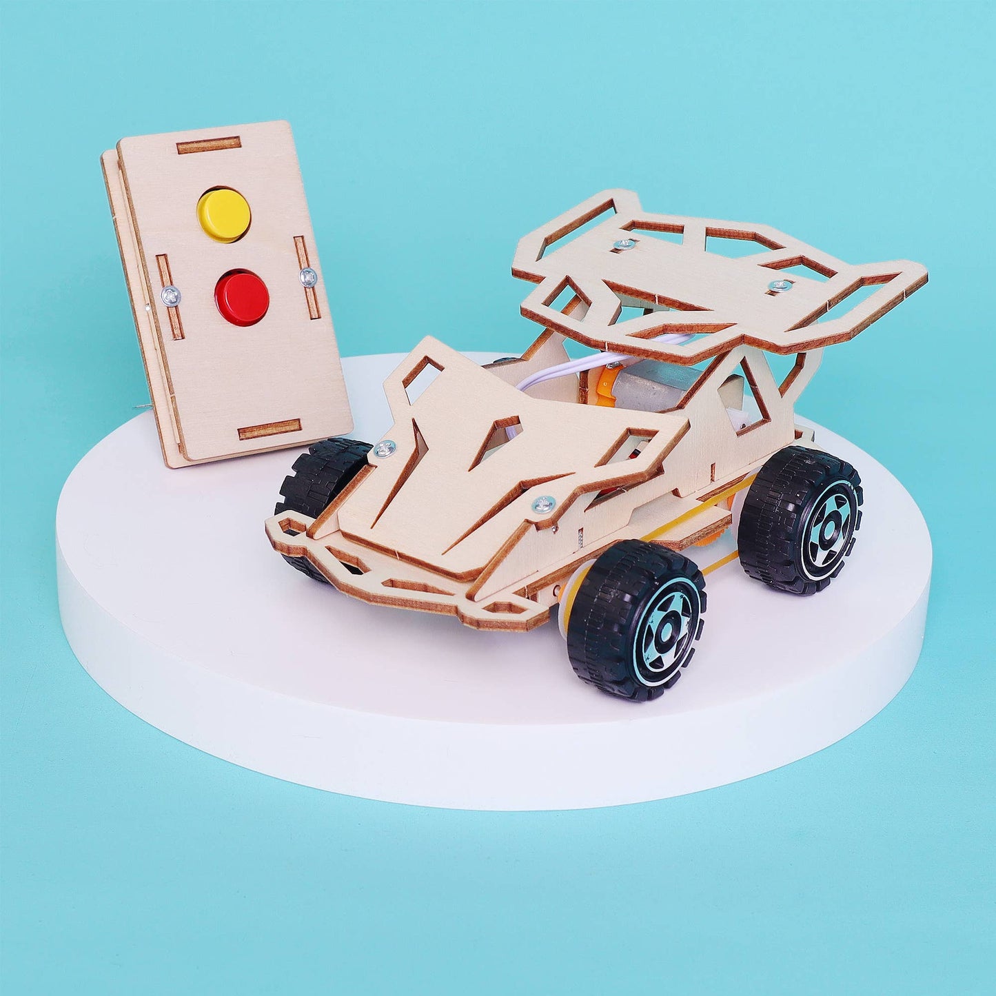 Kit voiture télécommandée à infrarouge à construire soi-même, jouet éducatif STEM