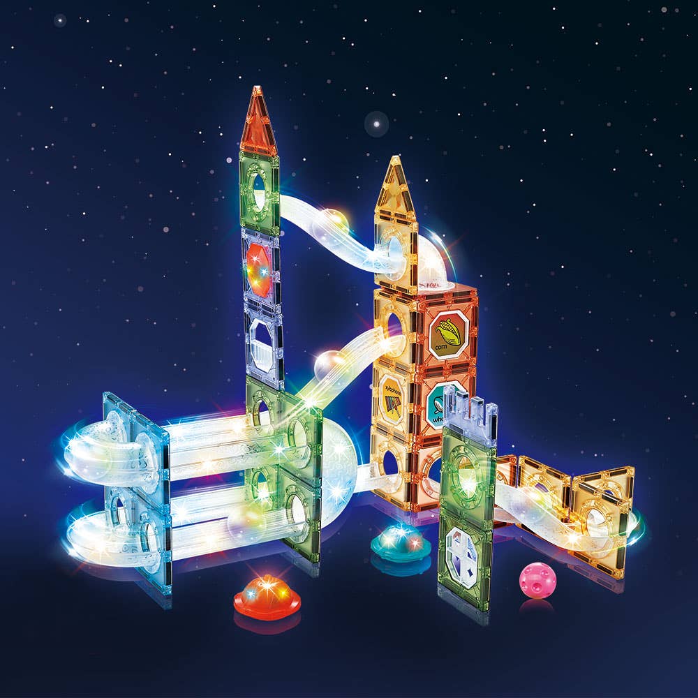 Jeu Magnétique Lumineux 90 Pcs