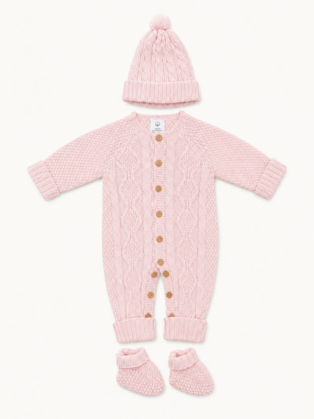 Ensemble CT162 : Combinaison, bonnet et chaussons