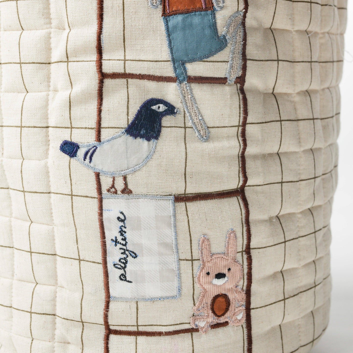 Panier de rangement Ladder (patchwork fait main)