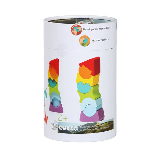 Cubika Tour Flexible en Bois 8 Pcs