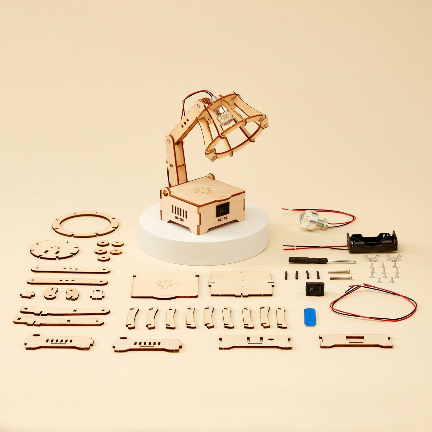 Kit de lampe LED à monter soi-même - jouet éducatif STEM, kit de bricolage