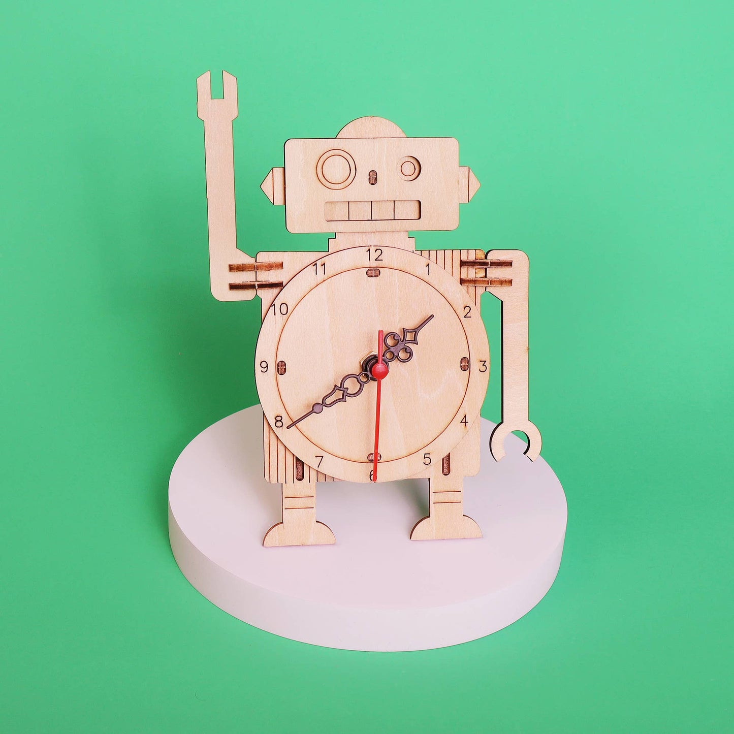 Kit DIY d’horloge robot, jouet éducatif STEM pour enfants