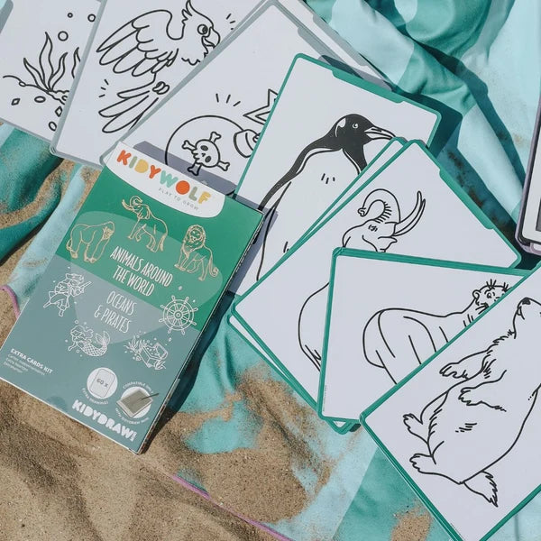 Recharge pour tablettes - Animaux du monde et océans & pirates