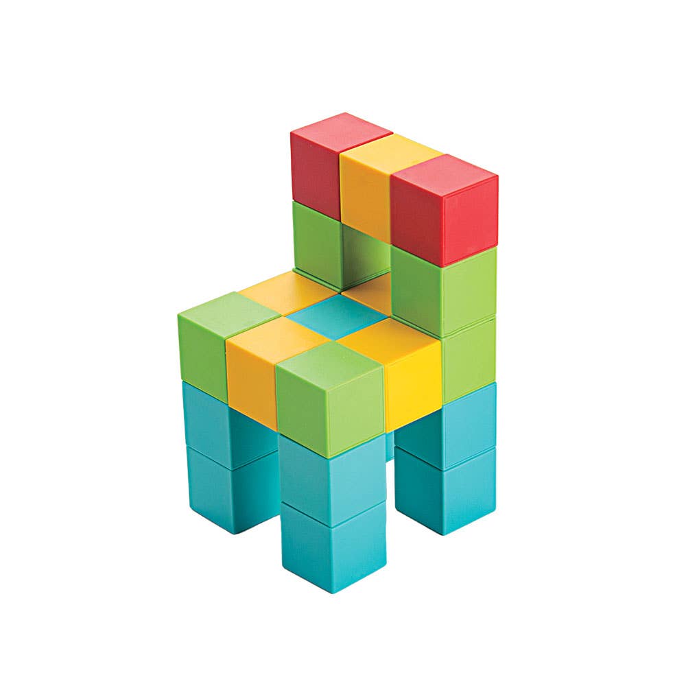 Jeu de 64 Cubes Magnétiques