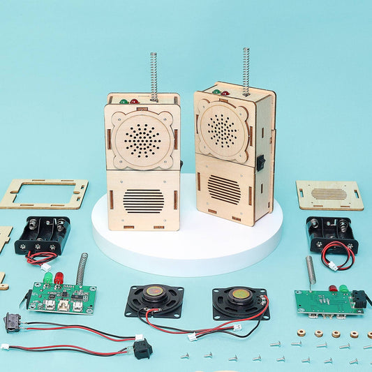 Kit STEM Talkie-Walkie à Construire et Apprendre (Ensemble de 2)