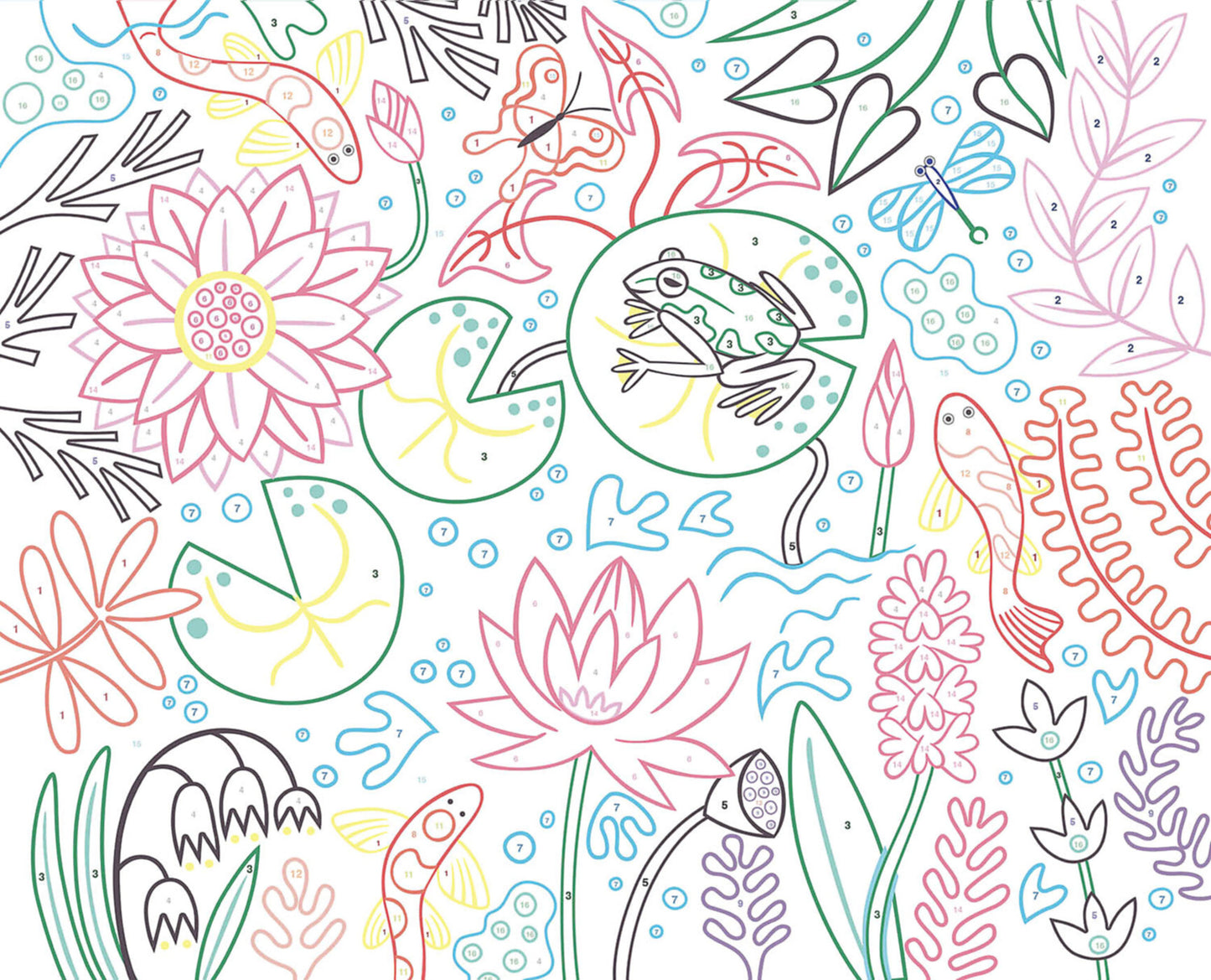 Coffret 4 peintures au numéro