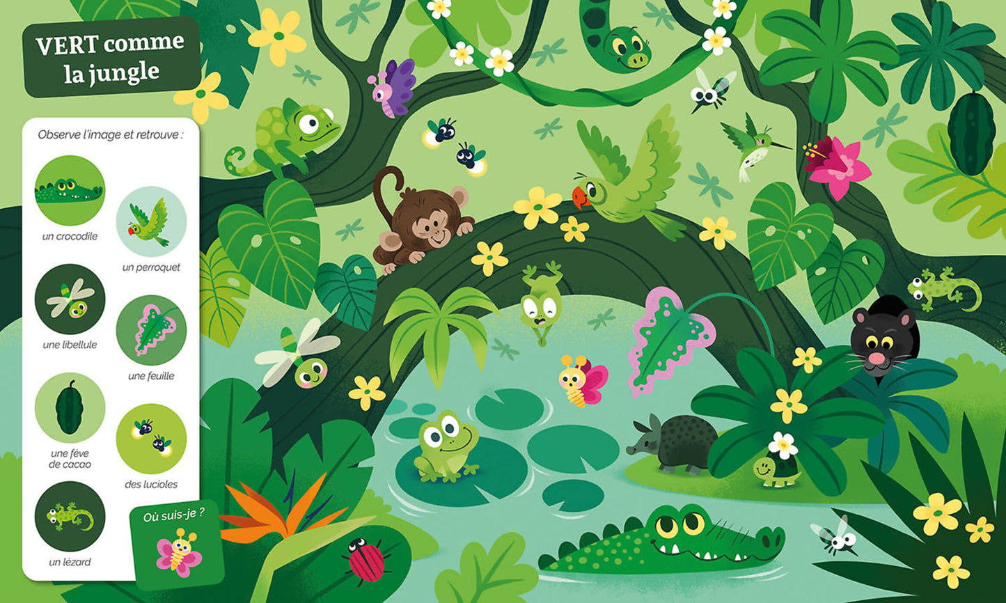 Cherche et trouve des tout petits - Les couleurs